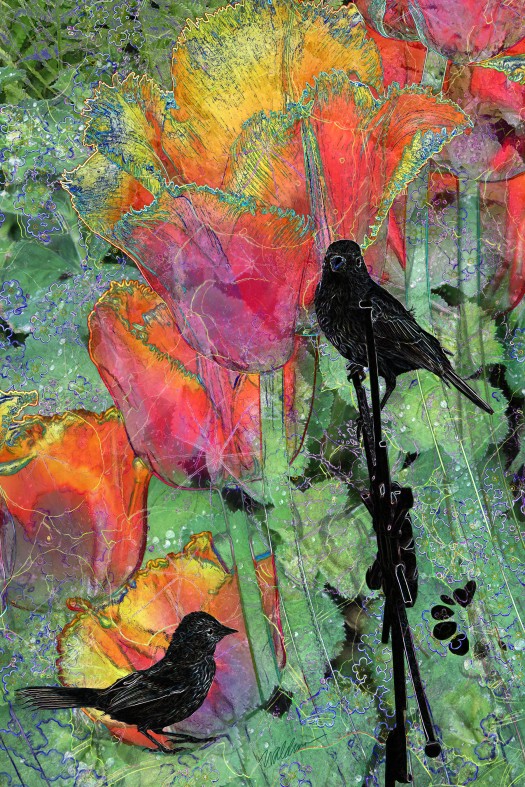 GWaldman Garden Glitter composite photograph